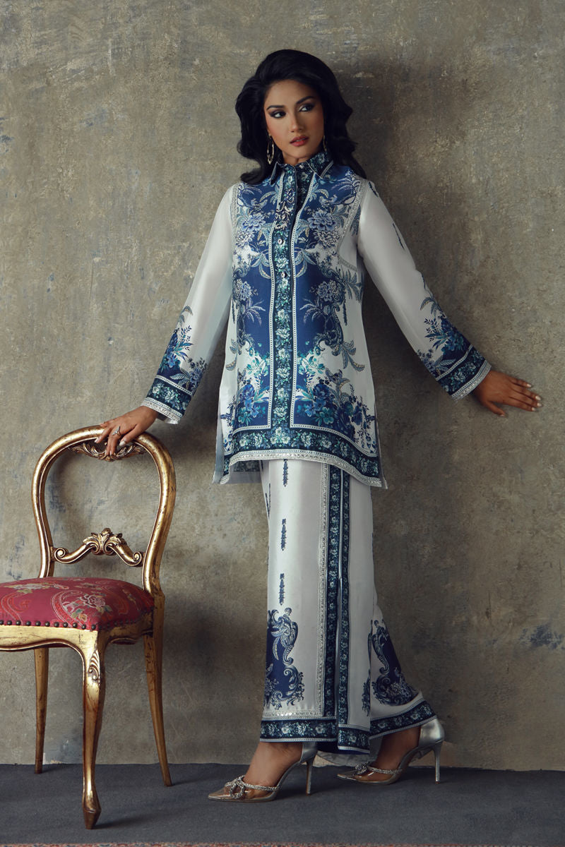 Shamaeel Ansari | Essentials 25 | Flora-01 by Shamaeel Ansari - Designer Dress  - Type : Ladies Clothes - Available at Libayah - 100% Original 