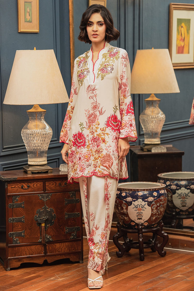 Shamaeel Ansari | Essentials 25 | ECK-33 by Shamaeel Ansari - Designer Dress  - Type : Ladies Clothes - Available at Libayah - 100% Original 