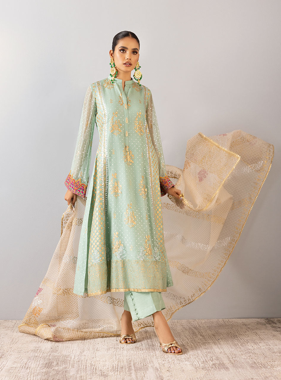 Zainab Chottani | Luxury Pret | MINT ORCHID by Zainab Chottani - Designer Dress - Type: Ladies Clothes - Available at Libayah - 100% Original