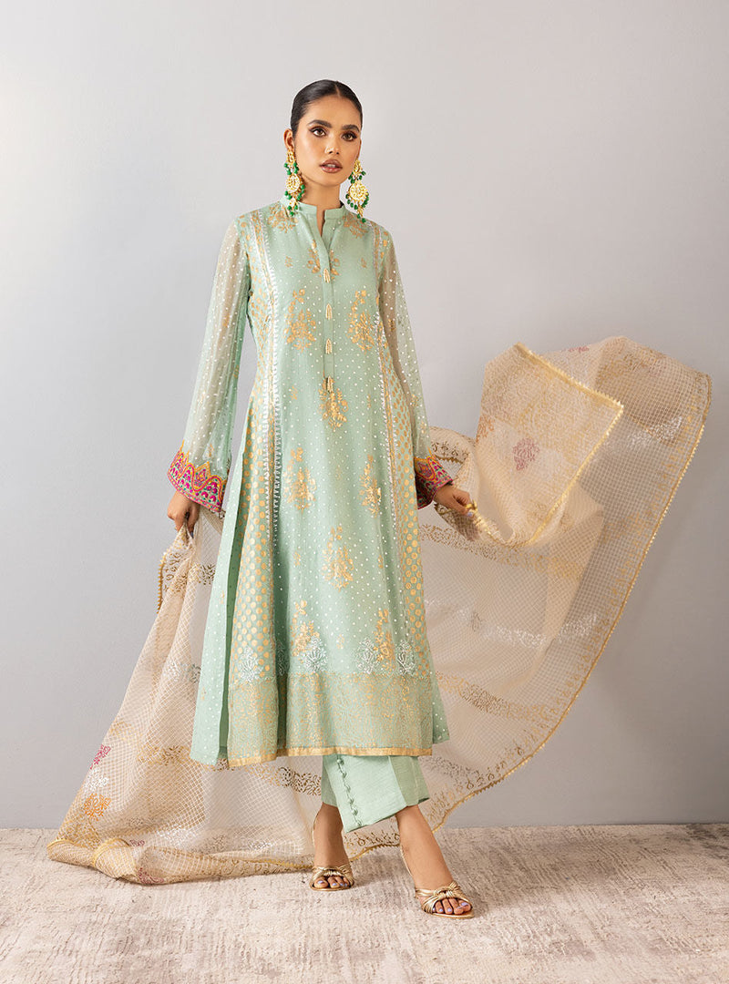 Zainab Chottani | Luxury Pret | MINT ORCHID by Zainab Chottani - Designer Dress - Type: Ladies Clothes - Available at Libayah - 100% Original