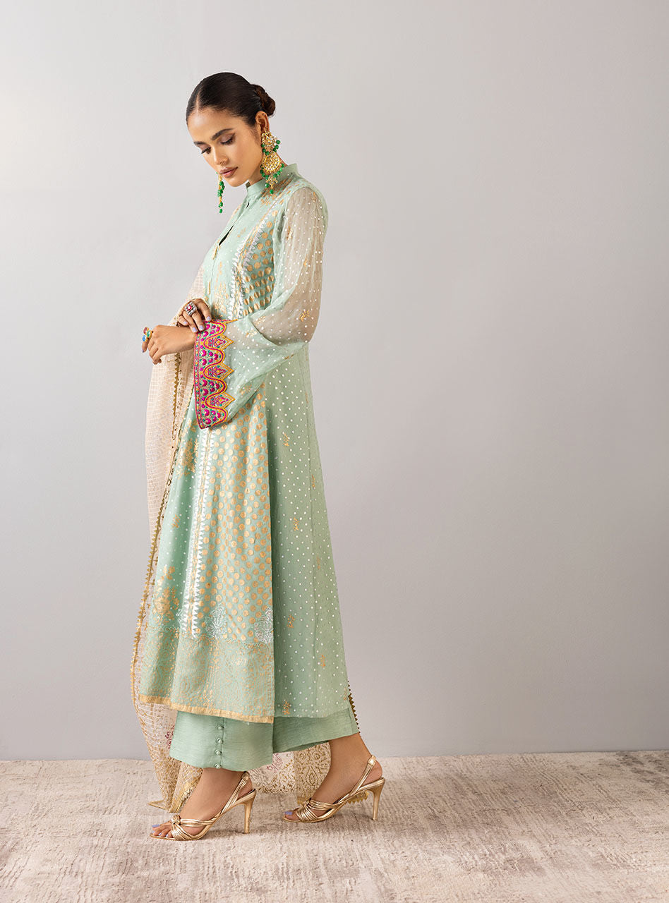 Zainab Chottani | Luxury Pret | MINT ORCHID by Zainab Chottani - Designer Dress - Type: Ladies Clothes - Available at Libayah - 100% Original