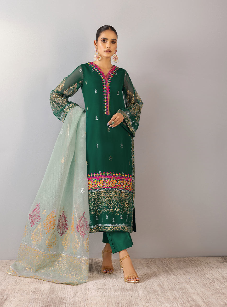 Zainab Chottani | Luxury Pret | ETHNIC MEADOW by Zainab Chottani - Designer Dress - Type: Ladies Clothes - Available at Libayah - 100% Original