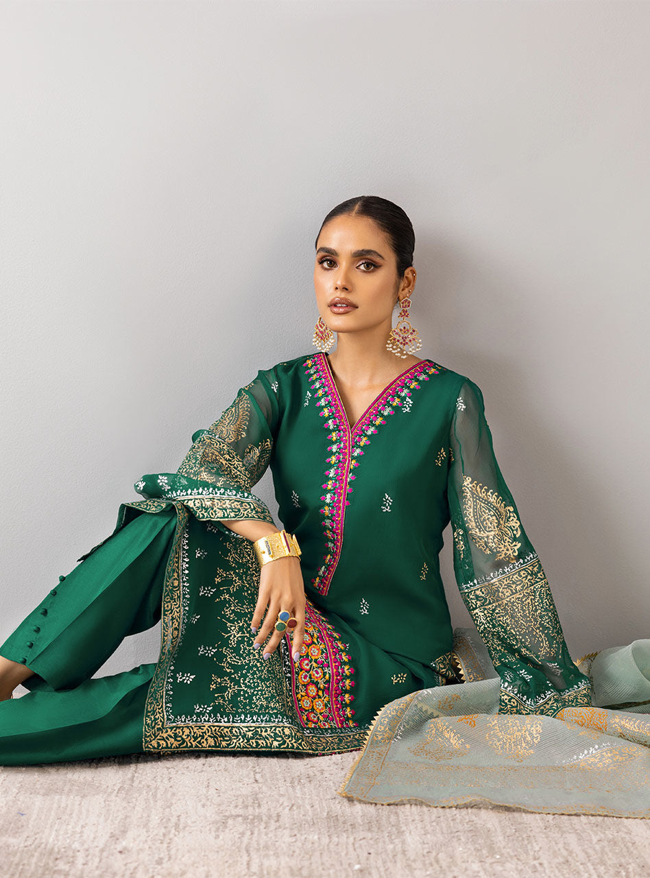 Zainab Chottani | Luxury Pret | ETHNIC MEADOW by Zainab Chottani - Designer Dress - Type: Ladies Clothes - Available at Libayah - 100% Original