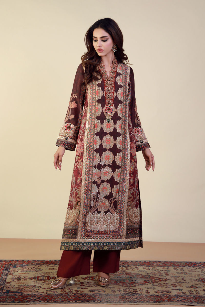 Shamaeel Ansari | Festive Edit | EE-06 by Shamaeel Ansari - Designer Dress  - Type : Ladies Clothes - Available at Libayah - 100% Original 