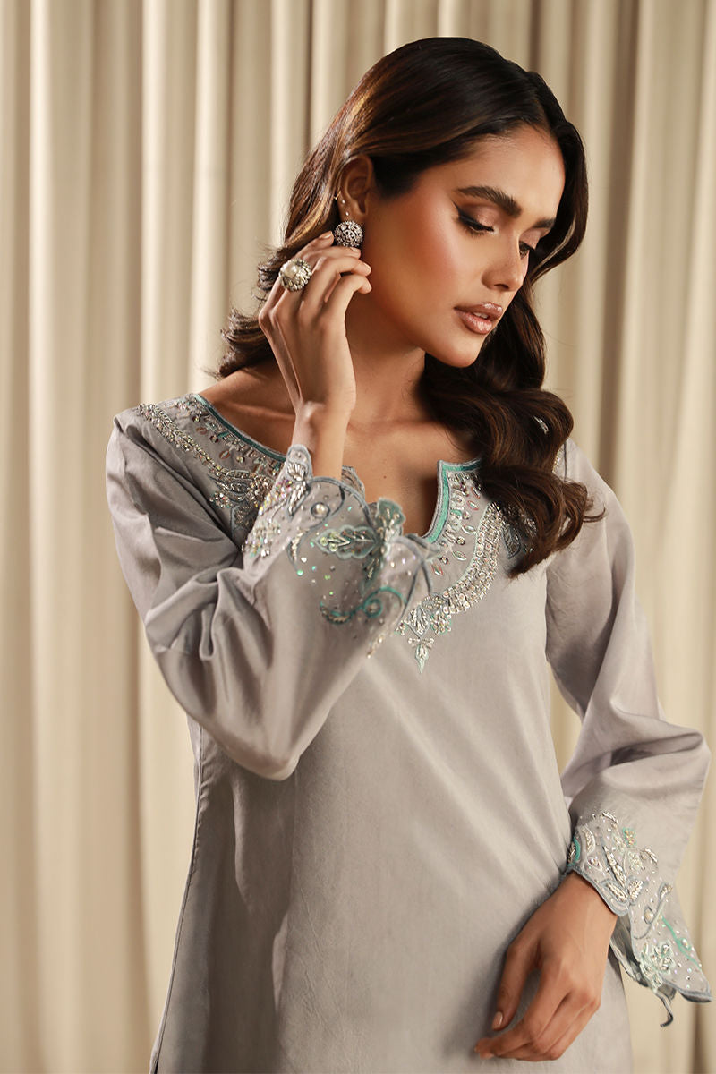Fatima Khan | Sahar Luxe | TIFFANY MIST by Fatima Khan - Designer Dress - Type: Ladies Clothes - Available at Libayah - 100% Original