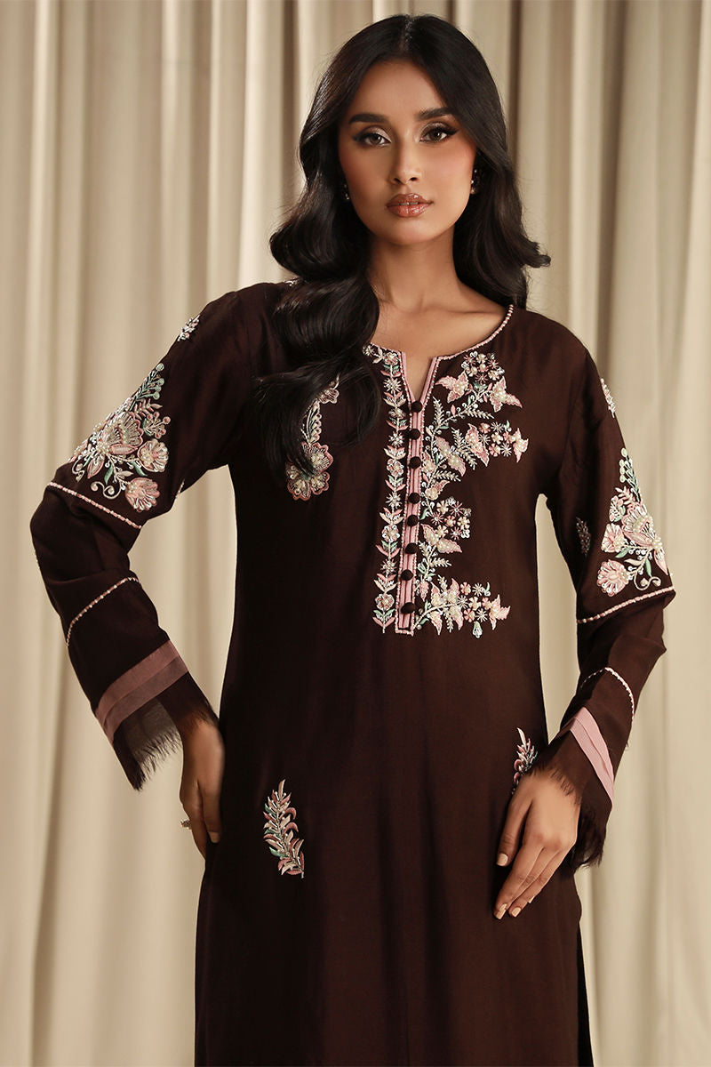 Fatima Khan | Sahar Luxe | DARK GARDEN by Fatima Khan - Designer Dress - Type: Ladies Clothes - Available at Libayah - 100% Original