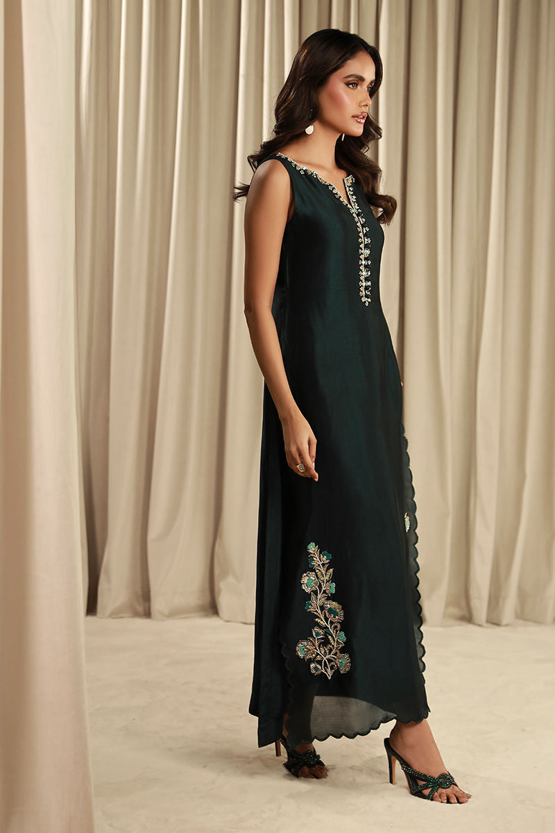 Fatima Khan | Sahar Luxe | TEAL DREAM by Fatima Khan - Designer Dress - Type: Ladies Clothes - Available at Libayah - 100% Original