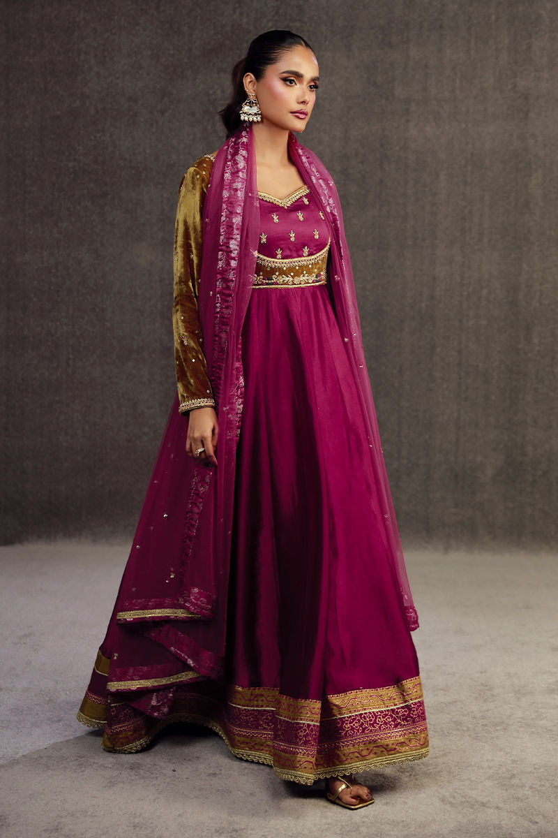 Fatima Khan | Anan Velvet Edit | Heyam by Fatima Khan - Designer Dress - Type: Ladies Clothes - Available at Libayah - 100% Original