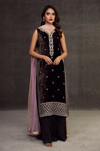 Fatima Khan | Anan Velvet Edit | Ilham by Fatima Khan - Designer Dress - Type: Ladies Clothes - Available at Libayah - 100% Original