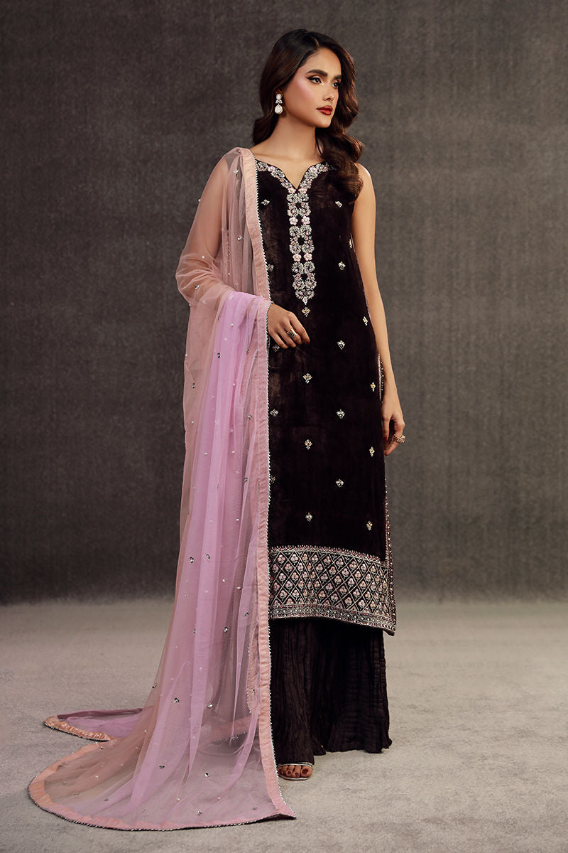 Fatima Khan | Anan Velvet Edit | Ilham by Fatima Khan - Designer Dress - Type: Ladies Clothes - Available at Libayah - 100% Original