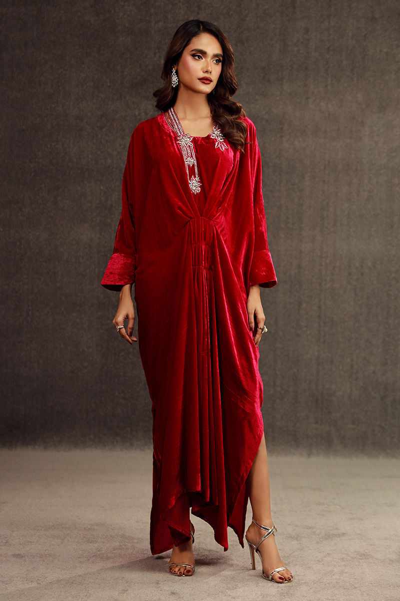 Fatima Khan | Anan Velvet Edit | Maysa by Fatima Khan - Designer Dress - Type: Ladies Clothes - Available at Libayah - 100% Original