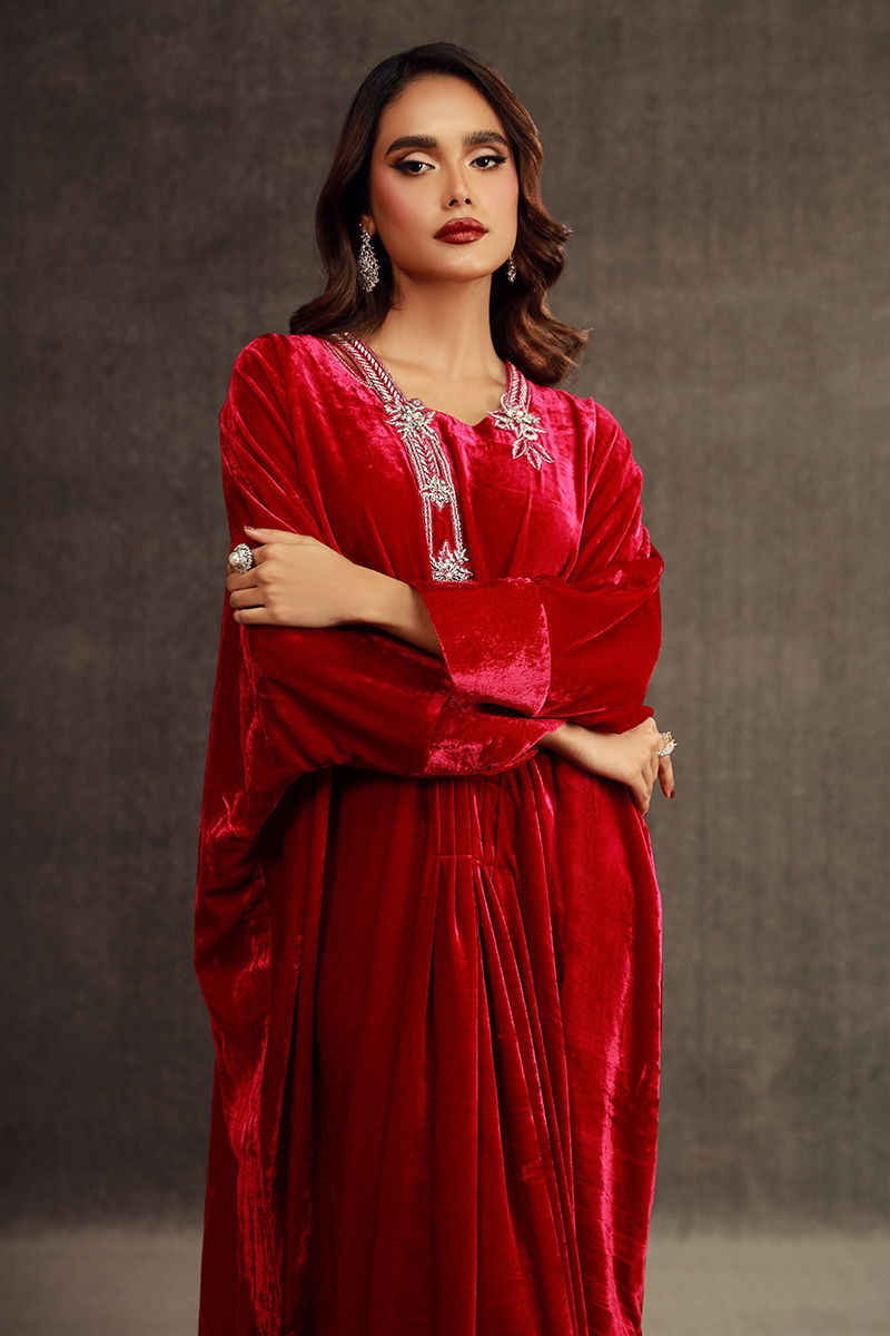 Fatima Khan | Anan Velvet Edit | Maysa by Fatima Khan - Designer Dress - Type: Ladies Clothes - Available at Libayah - 100% Original