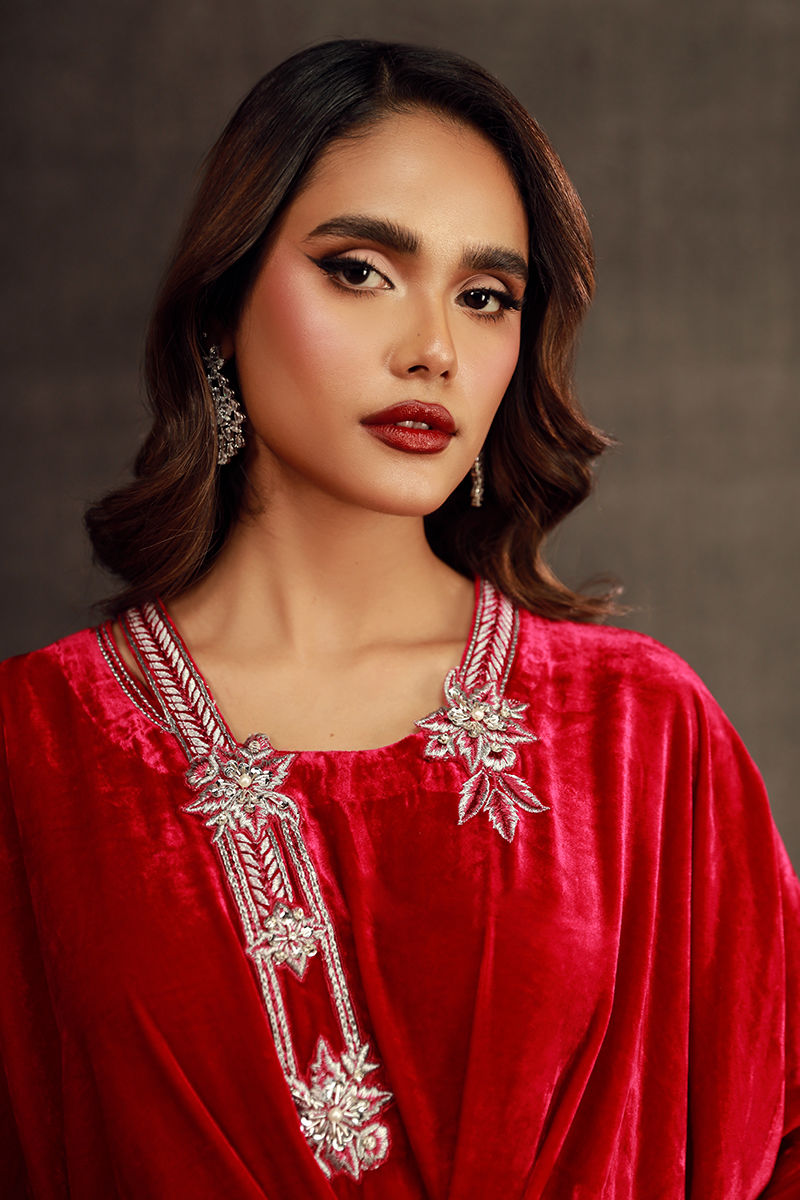 Fatima Khan | Anan Velvet Edit | Maysa by Fatima Khan - Designer Dress - Type: Ladies Clothes - Available at Libayah - 100% Original