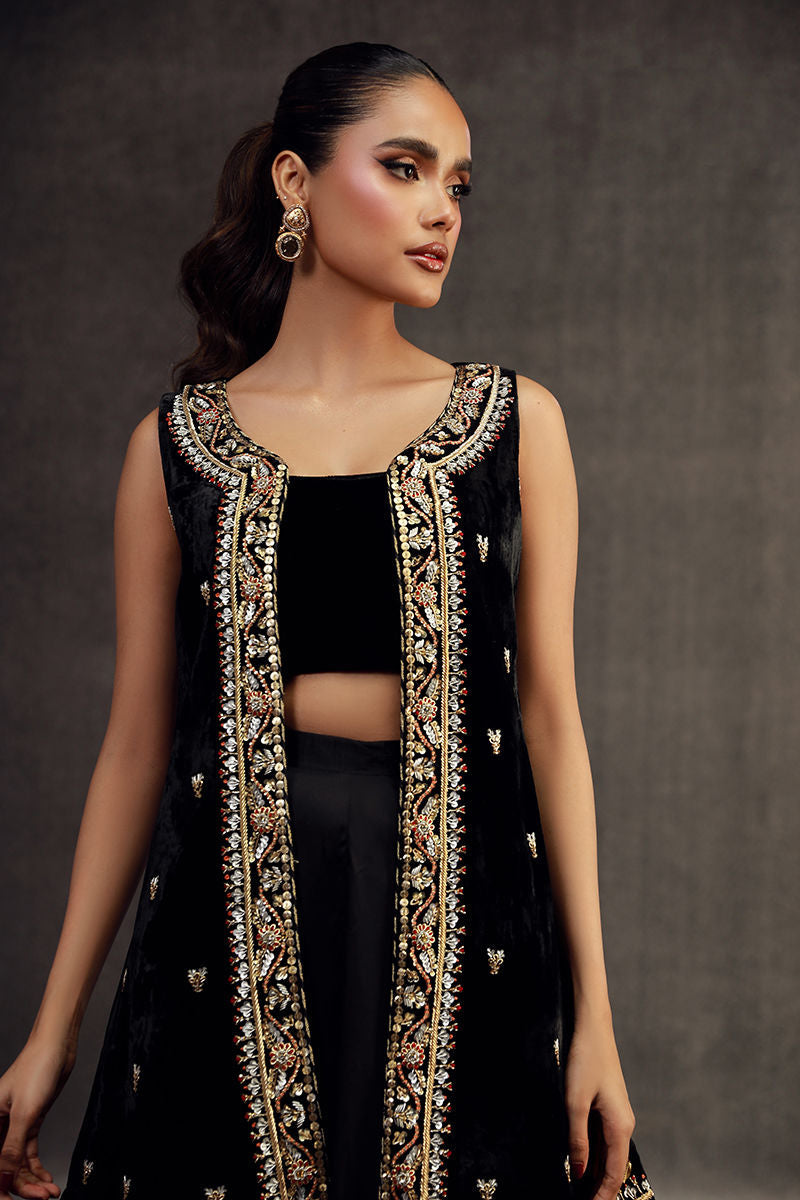 Fatima Khan | Anan Velvet Edit | Saman by Fatima Khan - Designer Dress - Type: Ladies Clothes - Available at Libayah - 100% Original