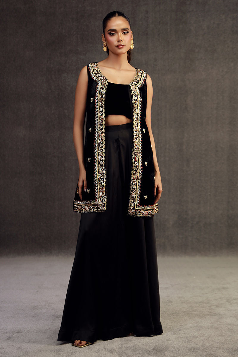 Fatima Khan | Anan Velvet Edit | Saman by Fatima Khan - Designer Dress - Type: Ladies Clothes - Available at Libayah - 100% Original