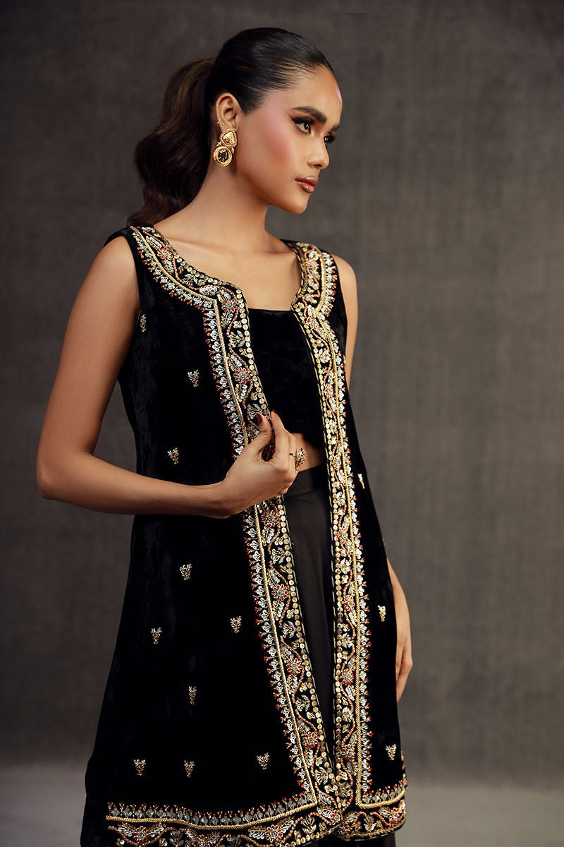 Fatima Khan | Anan Velvet Edit | Saman by Fatima Khan - Designer Dress - Type: Ladies Clothes - Available at Libayah - 100% Original