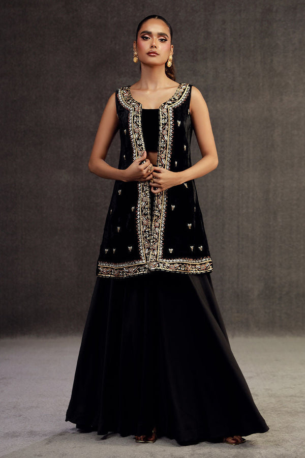 Fatima Khan | Anan Velvet Edit | Saman by Fatima Khan - Designer Dress - Type: Ladies Clothes - Available at Libayah - 100% Original