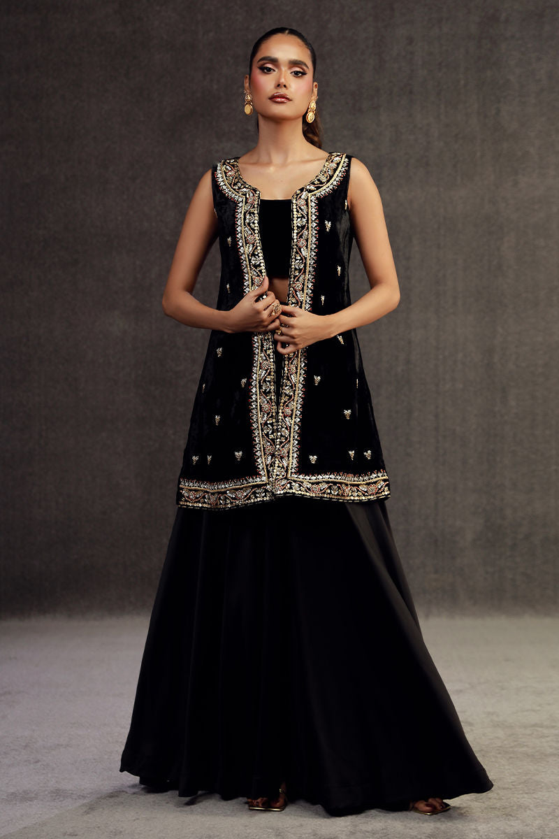 Fatima Khan | Anan Velvet Edit | Saman by Fatima Khan - Designer Dress - Type: Ladies Clothes - Available at Libayah - 100% Original