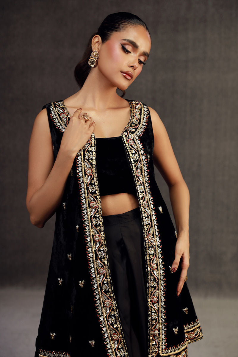 Fatima Khan | Anan Velvet Edit | Saman by Fatima Khan - Designer Dress - Type: Ladies Clothes - Available at Libayah - 100% Original