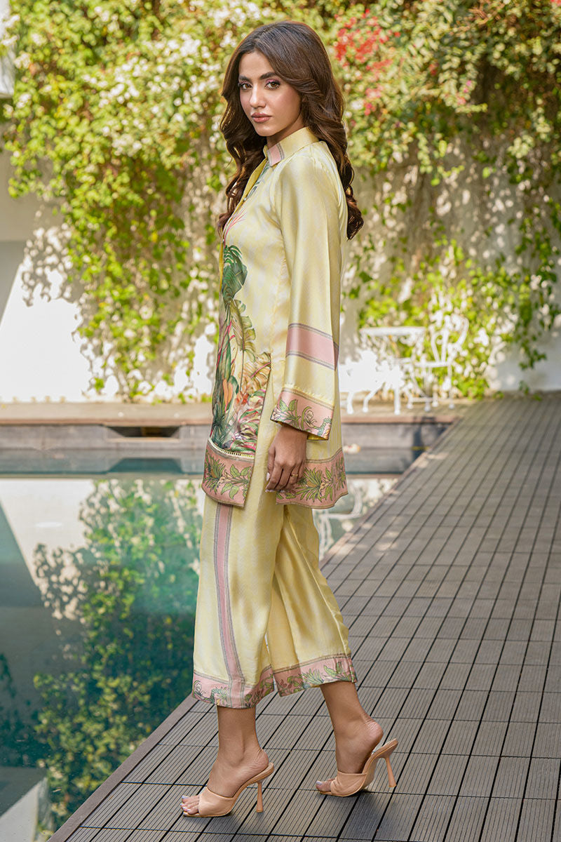 Fatima Khan | Eid Digital Silk Prints | Tropical Bliss by Fatima Khan - Designer Dress - Type: Ladies Clothes - Available at Libayah - 100% Original