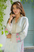 Fatima Khan | Eid Digital Silk Prints | Mod Sky by Fatima Khan - Designer Dress - Type: Ladies Clothes - Available at Libayah - 100% Original