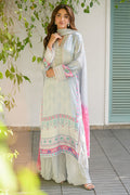 Fatima Khan | Eid Digital Silk Prints | Mod Sky by Fatima Khan - Designer Dress - Type: Ladies Clothes - Available at Libayah - 100% Original