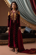 Ansab Jahangir | Bow Velvet Edit | IRENE by Ansab Jahangir - Designer Dress - Type: Ladies Clothes - Available at Libayah - 100% Original
