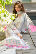 Fatima Khan | Eid Digital Silk Prints | Mod Sky by Fatima Khan - Designer Dress - Type: Ladies Clothes - Available at Libayah - 100% Original