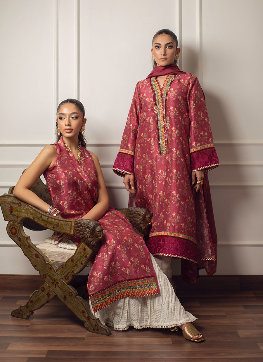 Farah Talib Aziz | Designer Picks 24 | MILEENA SHIRT AND DUPATTA by Farah Talib Aziz - Designer Dress - Type: Ladies Clothes - Available at Libayah - 100% Original