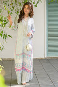 Fatima Khan | Eid Digital Silk Prints | Mod Sky by Fatima Khan - Designer Dress - Type: Ladies Clothes - Available at Libayah - 100% Original