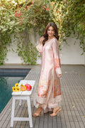 Fatima Khan | Eid Digital Silk Prints | Oriental Peach by Fatima Khan - Designer Dress - Type: Ladies Clothes - Available at Libayah - 100% Original