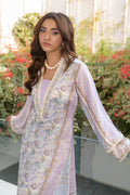 Fatima Khan | Eid Digital Silk Prints | Aqua Coral by Fatima Khan - Designer Dress - Type: Ladies Clothes - Available at Libayah - 100% Original