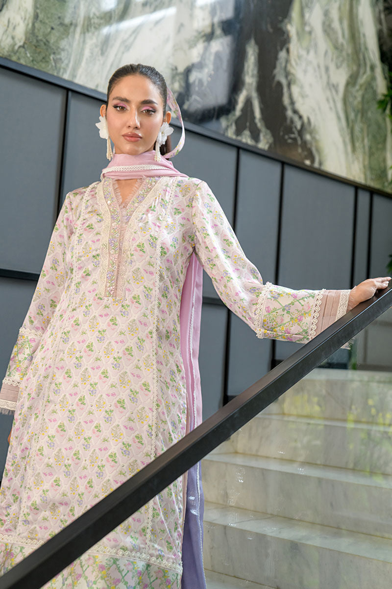 Fatima Khan | Eid Digital Silk Prints | Abloom by Fatima Khan - Designer Dress - Type: Ladies Clothes - Available at Libayah - 100% Original
