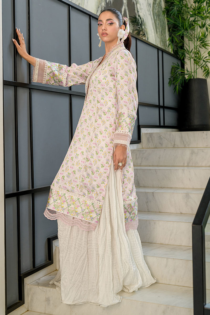 Fatima Khan | Eid Digital Silk Prints | Abloom by Fatima Khan - Designer Dress - Type: Ladies Clothes - Available at Libayah - 100% Original