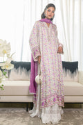 Fatima Khan | Eid Digital Silk Prints | Lavender Ivory by Fatima Khan - Designer Dress - Type: Ladies Clothes - Available at Libayah - 100% Original