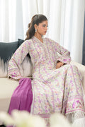 Fatima Khan | Eid Digital Silk Prints | Lavender Ivory by Fatima Khan - Designer Dress - Type: Ladies Clothes - Available at Libayah - 100% Original