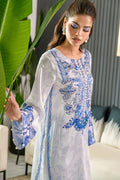 Fatima Khan | Eid Digital Silk Prints | White Opal by Fatima Khan - Designer Dress - Type: Ladies Clothes - Available at Libayah - 100% Original