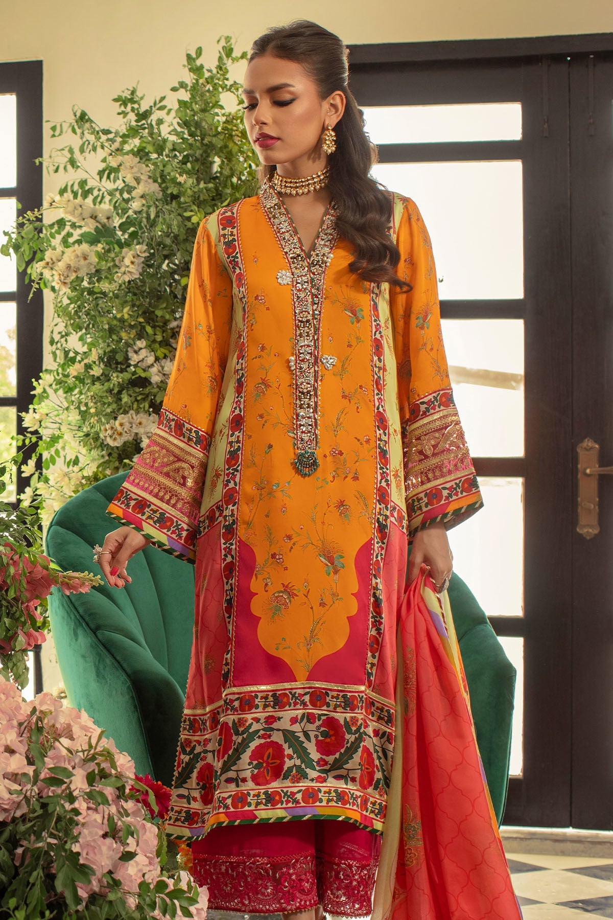Annus Abrar | Luxe Silk Pret | SABRINA by Annus Abrar - Designer Dress - Type: Ladies Clothes - Available at Libayah - 100% Original