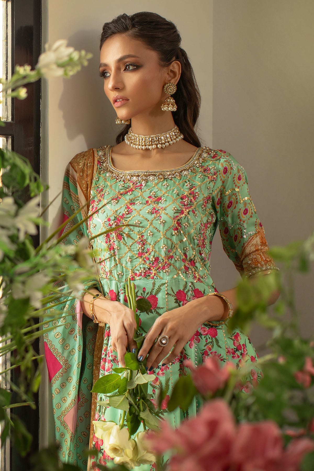 Annus Abrar | Luxe Silk Pret | JABEEN KALIDAR by Annus Abrar - Designer Dress - Type: Ladies Clothes - Available at Libayah - 100% Original