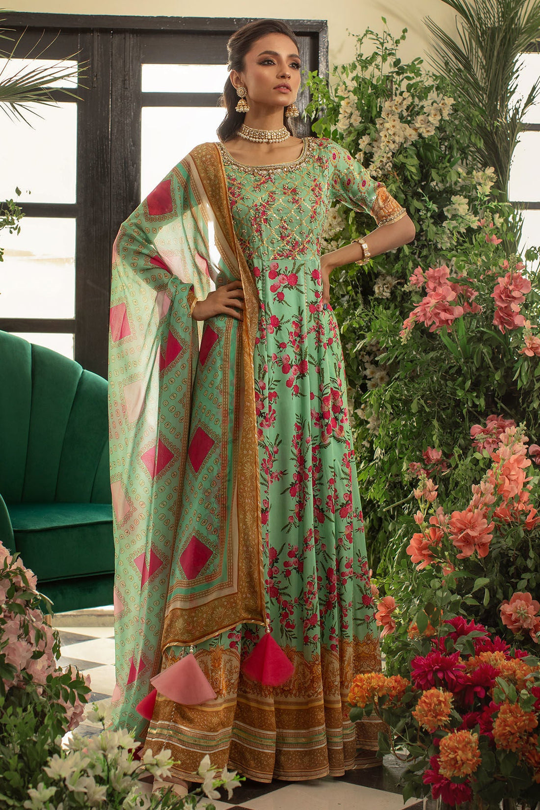Annus Abrar | Luxe Silk Pret | JABEEN KALIDAR by Annus Abrar - Designer Dress - Type: Ladies Clothes - Available at Libayah - 100% Original