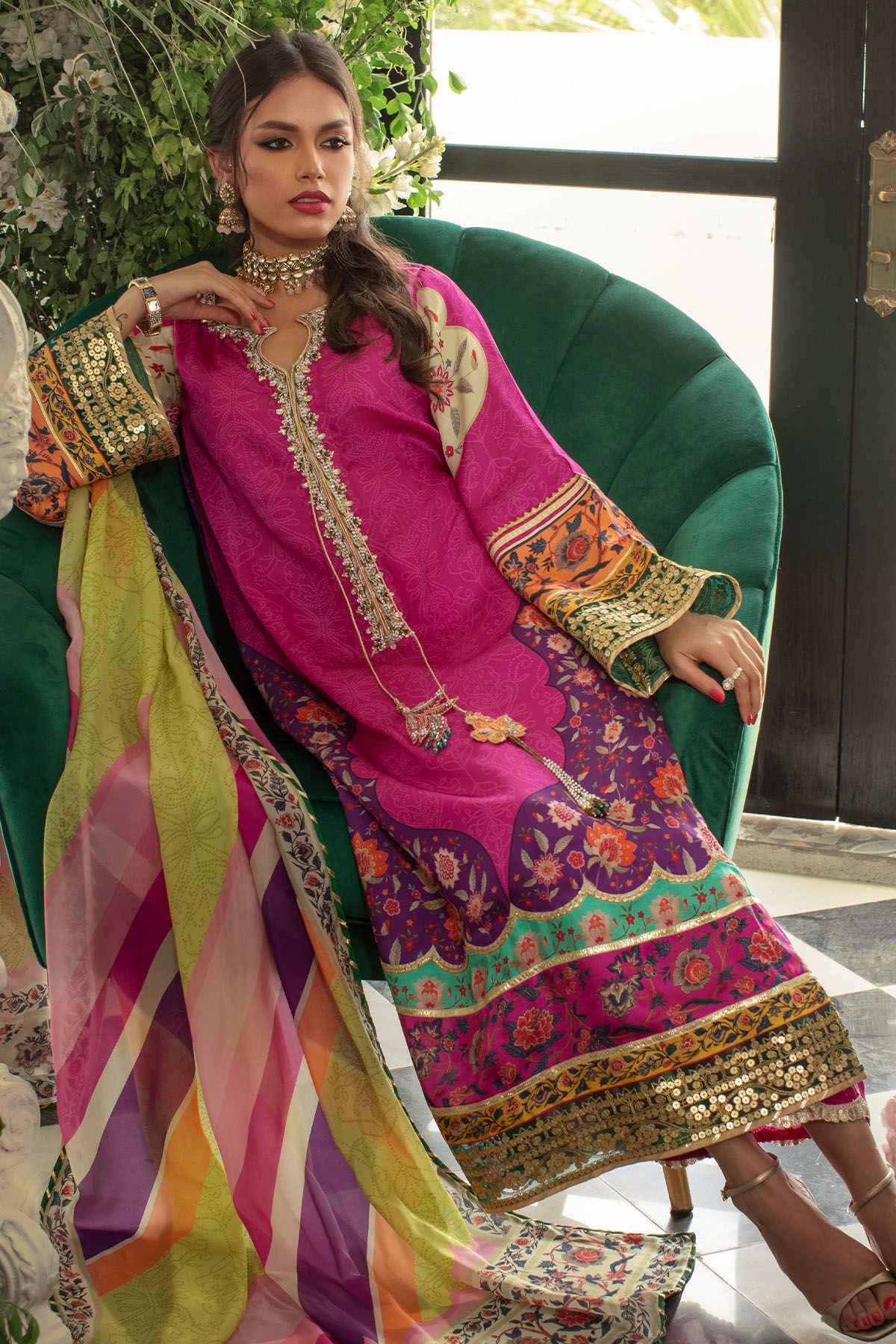 Annus Abrar | Luxe Silk Pret | RASHA by Annus Abrar - Designer Dress - Type: Ladies Clothes - Available at Libayah - 100% Original