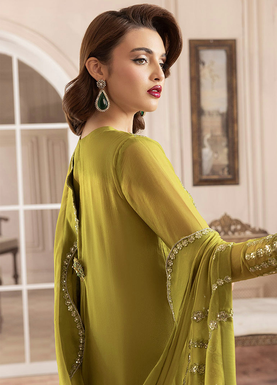 Sahane | Elyssa Festive Chiffon | CT-19001 Eve - ELYSSA by Sahane - Designer Dress - Type: Ladies Clothes - Available at Libayah - 100% Original
