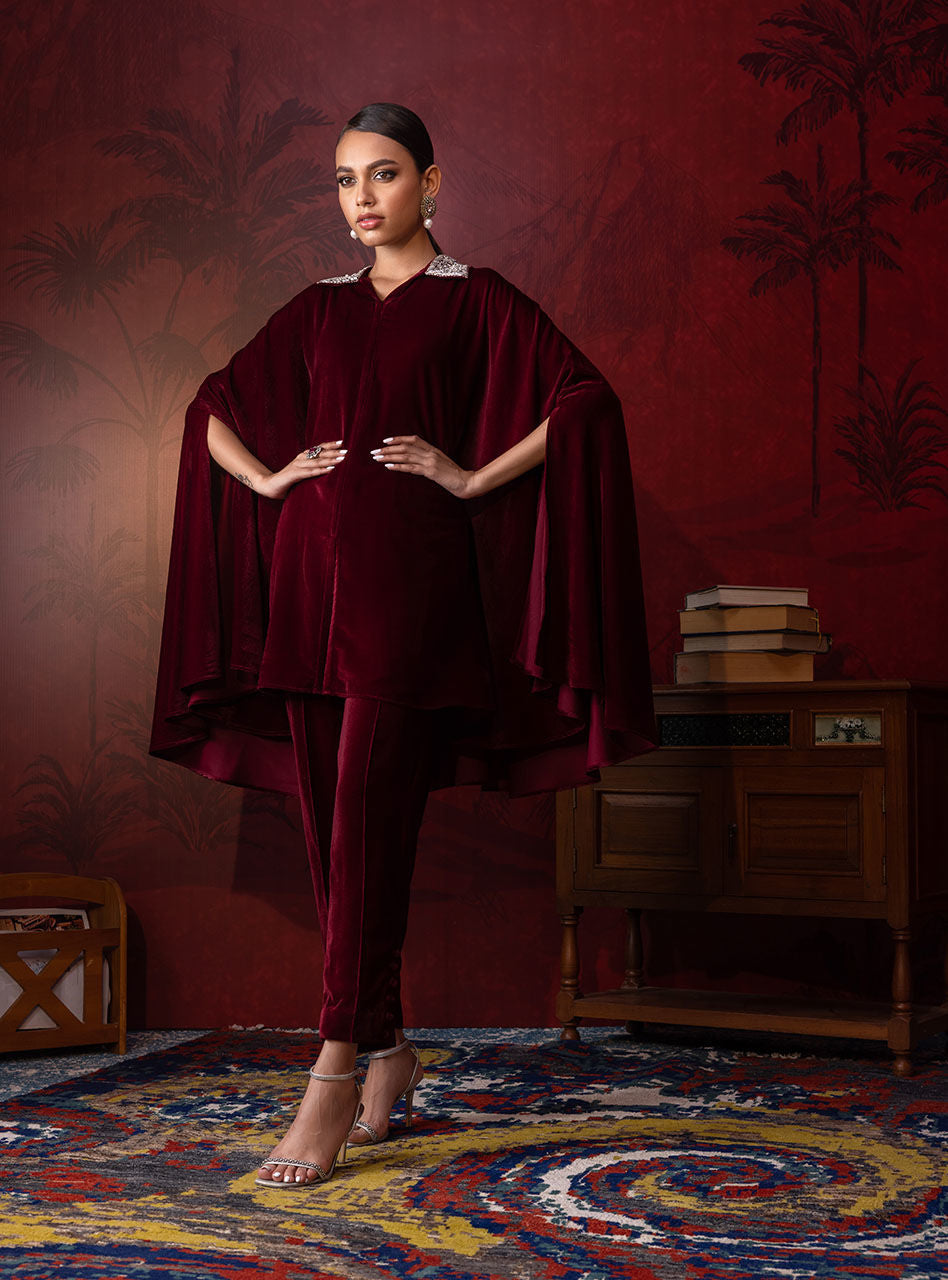 Zainab Chottani | Luxury Pret | SCARLET CRIMSON by Zainab Chottani - Designer Dress - Type: Ladies Clothes - Available at Libayah - 100% Original