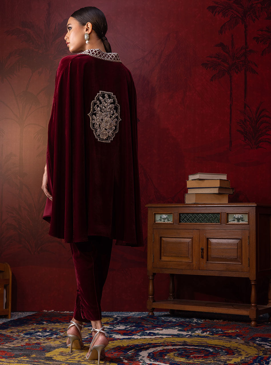 Zainab Chottani | Luxury Pret | SCARLET CRIMSON by Zainab Chottani - Designer Dress - Type: Ladies Clothes - Available at Libayah - 100% Original