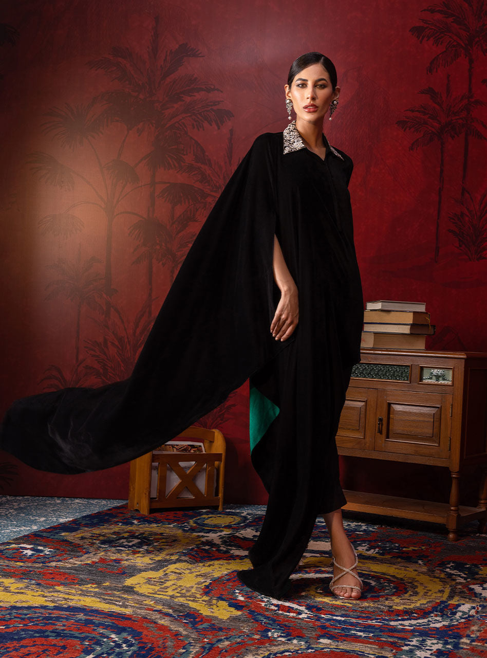 Zainab Chottani | Luxury Pret | BLACK NOA by Zainab Chottani - Designer Dress - Type: Ladies Clothes - Available at Libayah - 100% Original