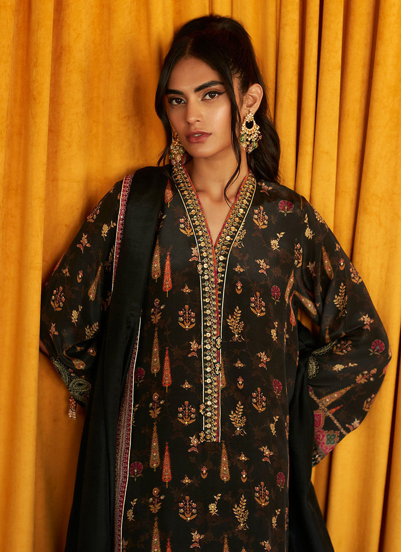 Farah Talib Aziz | Designer Picks 24 | GINA SHIRT AND DUPATTA by Farah Talib Aziz - Designer Dress - Type: Ladies Clothes - Available at Libayah - 100% Original
