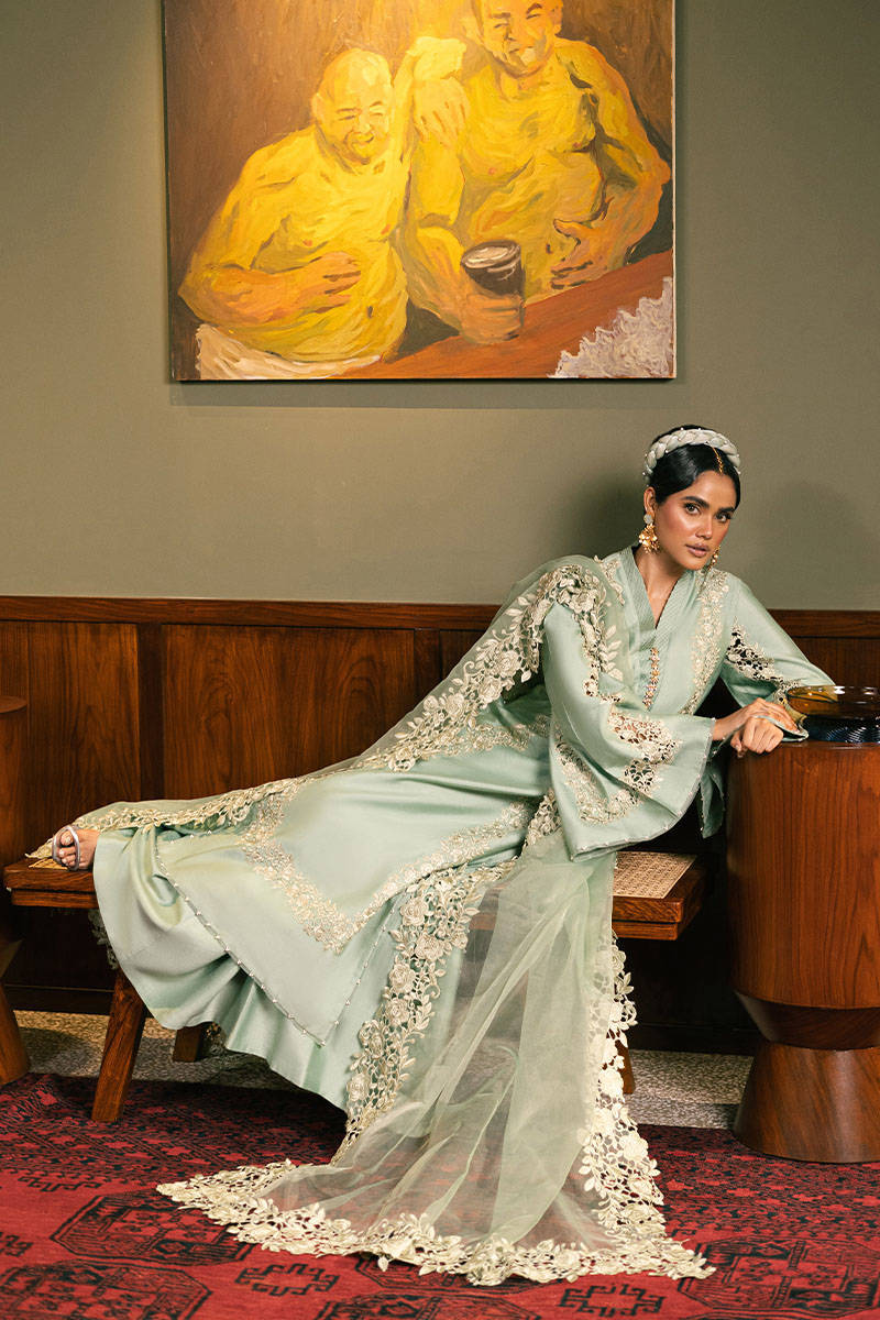 MNR | Chaye Coffee Luxury Pret | Star Gazer by MNR - Designer Dress - Type: Ladies Clothes - Available at Libayah - 100% Original