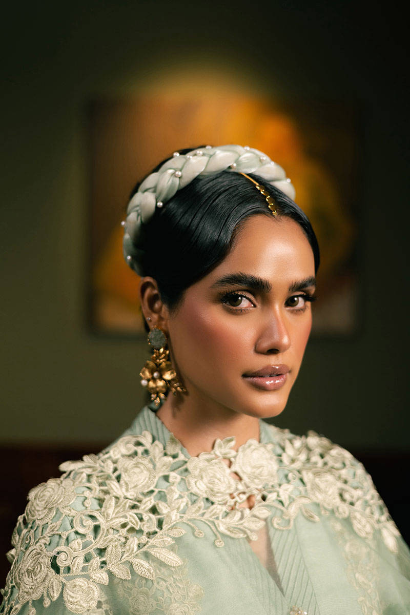 MNR | Chaye Coffee Luxury Pret | Star Gazer by MNR - Designer Dress - Type: Ladies Clothes - Available at Libayah - 100% Original