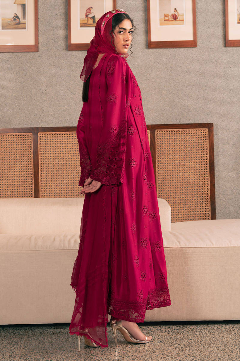 MNR | Chaye Coffee Luxury Pret | Garnet Glow by MNR - Designer Dress - Type: Ladies Clothes - Available at Libayah - 100% Original