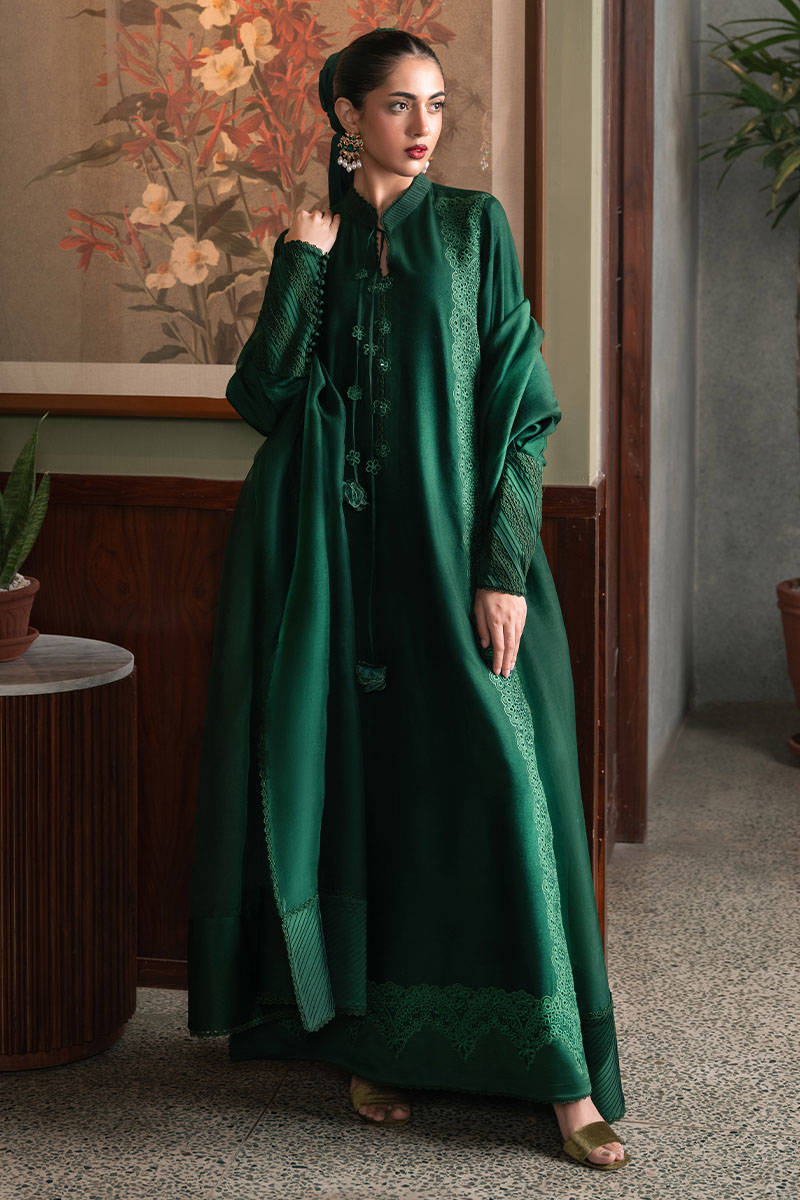 MNR | Chaye Coffee Luxury Pret | Aurora Emerald by MNR - Designer Dress - Type: Ladies Clothes - Available at Libayah - 100% Original